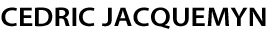 brand logo cedric jacquemyn
